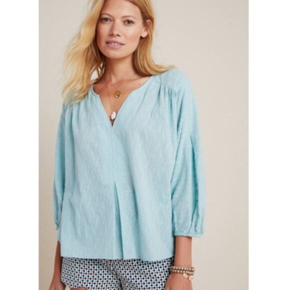 Anthropologie Dolan Alvia peasant top sz M - Picture 2 of 10
